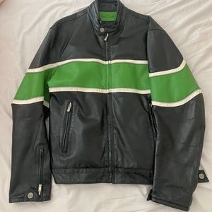 Wilson’s Leather M Julian Jacket Black/Green Men’s L